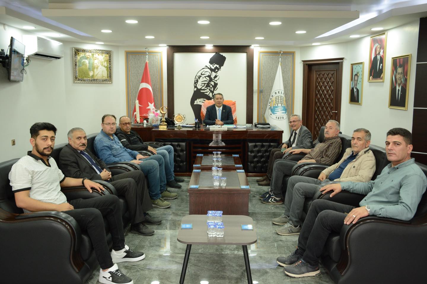 Dinar Belediye Başkanı Veysel Topçu'ya Tebrik Ziyaretleri