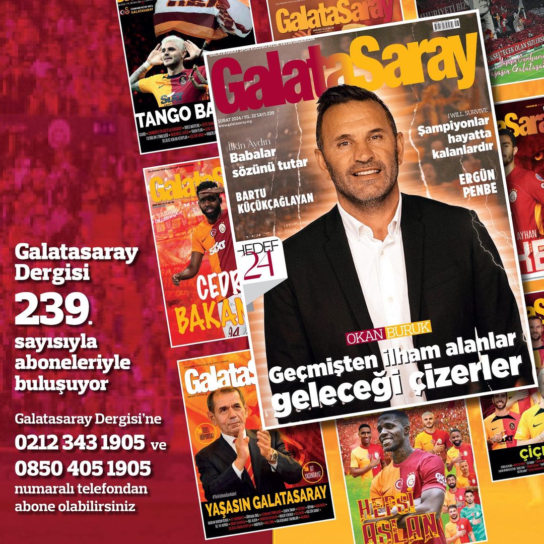 Galatasaray Dergisi Yeniden Basılıyor: Taraftarlar Özel İçeriklerle Buluşacak!