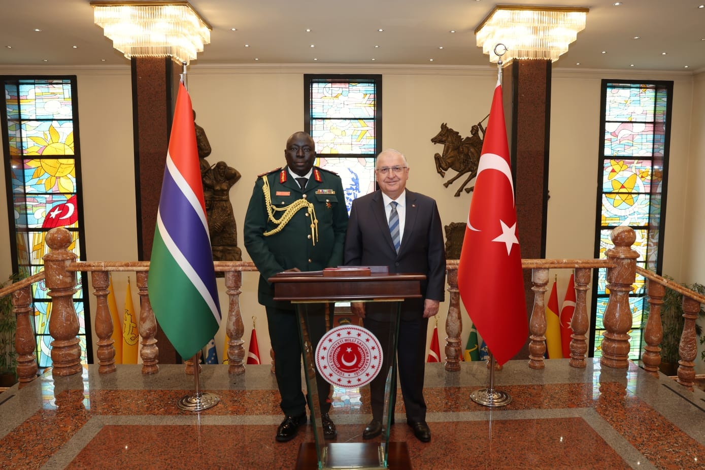 Milli Savunma Bakanı Güler, Gambiya Genelkurmay Başkanı Cham'ı Ankara'da ağırladı
