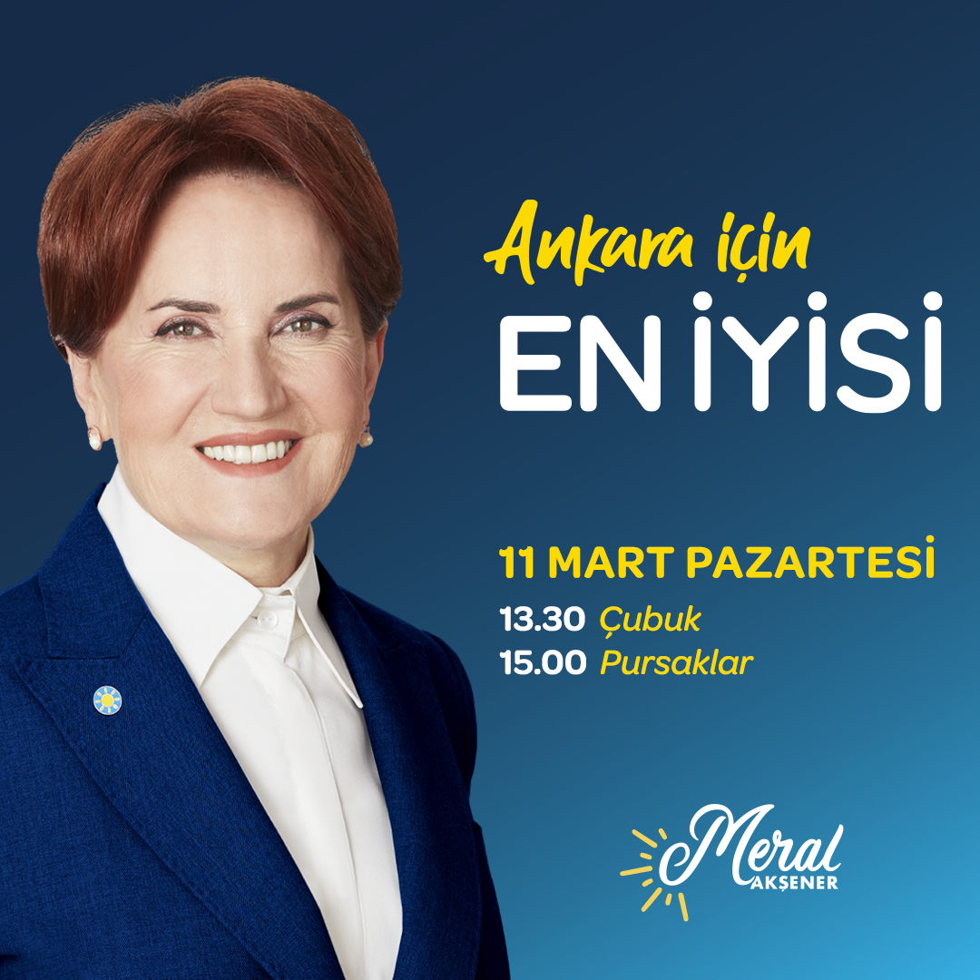 İYİ Parti Genel Başkanı Ankara'da esnaf ziyaretleri gerçekleştirecek