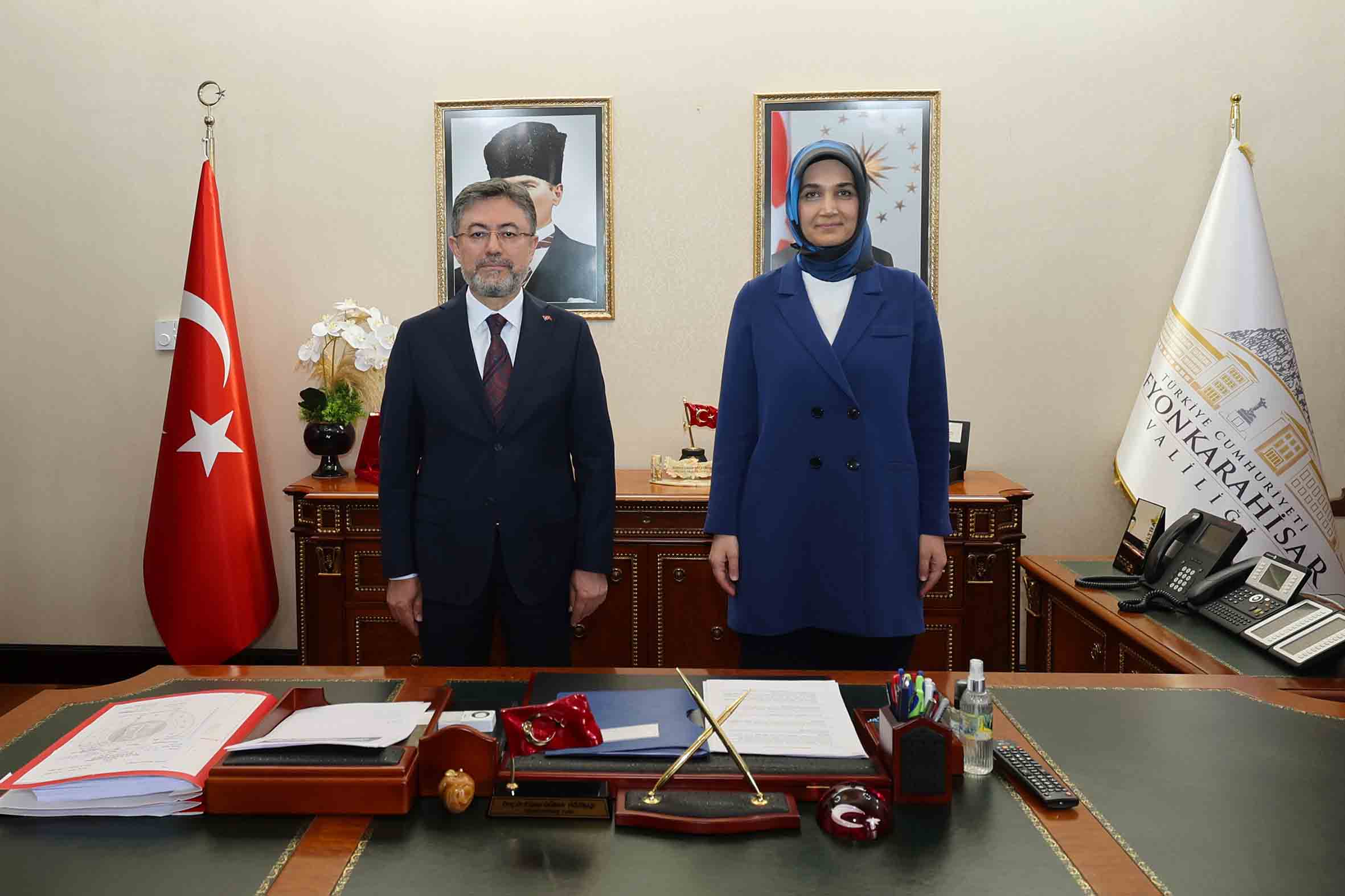 Tarım ve Orman Bakanı İbrahim Yumaklı, Afyonkarahisar'ı ziyaret etti.