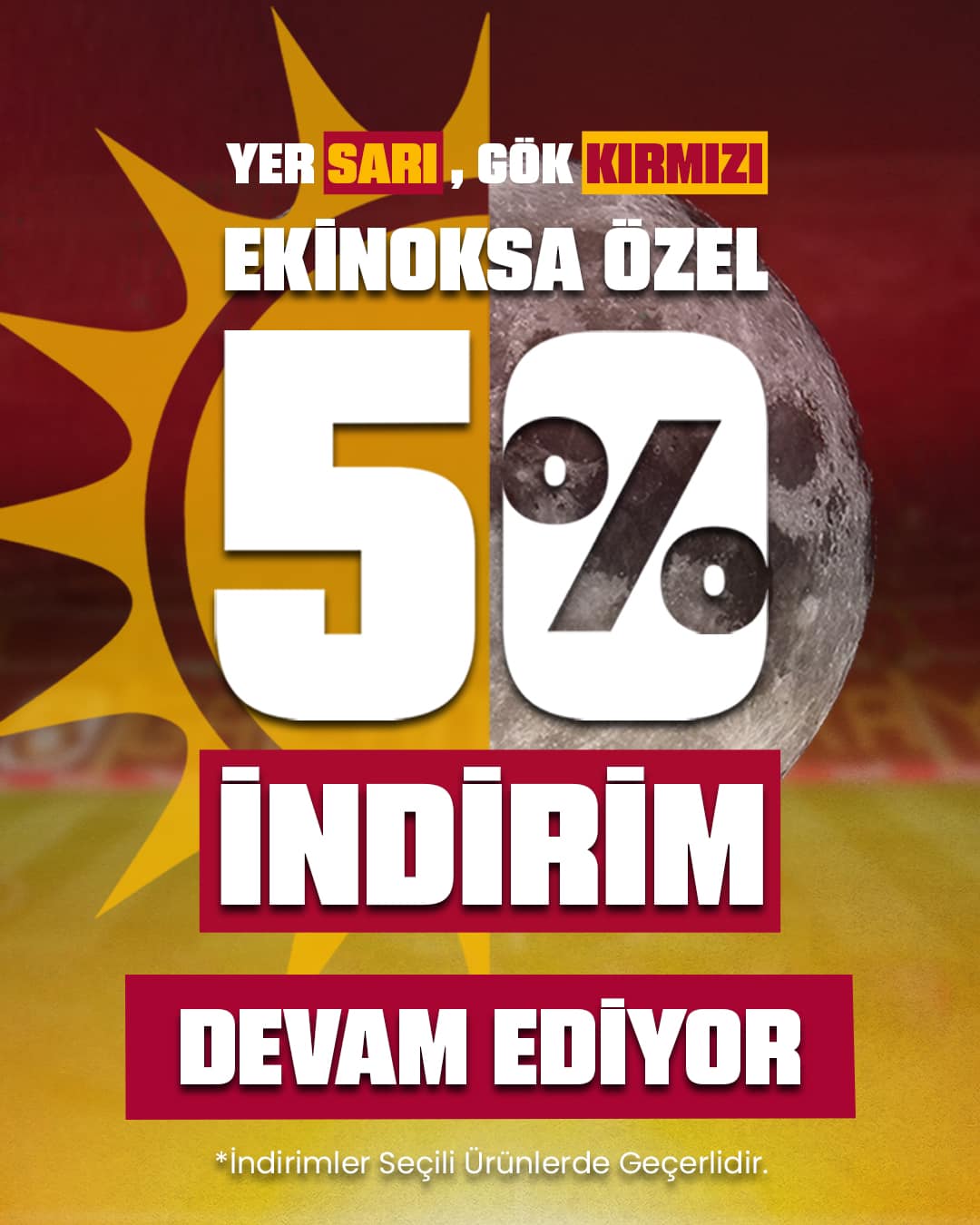 Galatasaray, Sınırlı Süreli %50 İndirim Kampanyası Başlattı