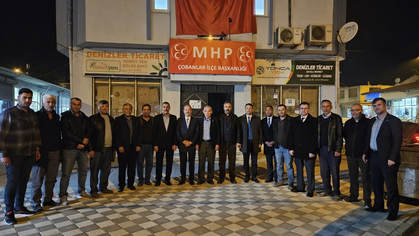 MHP Genel Başkanı Dr. Devlet Bahçeli, Çobanlar İlçe Başkanlığına Önemli Bir Ziyaret Gerçekleştirdi.